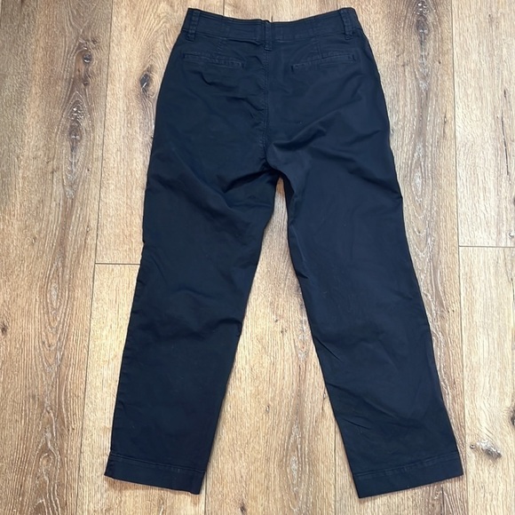 Everlane Black Straight Leg Chino Pant Size 2 - Picture 3 of 10